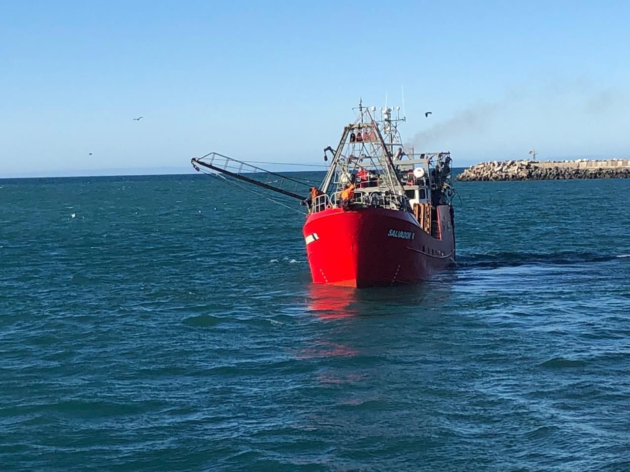 Buque pesquero Salvador R, vista 7 octubre 2025